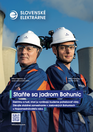 Ponuka práce Jaslovské Bohunice